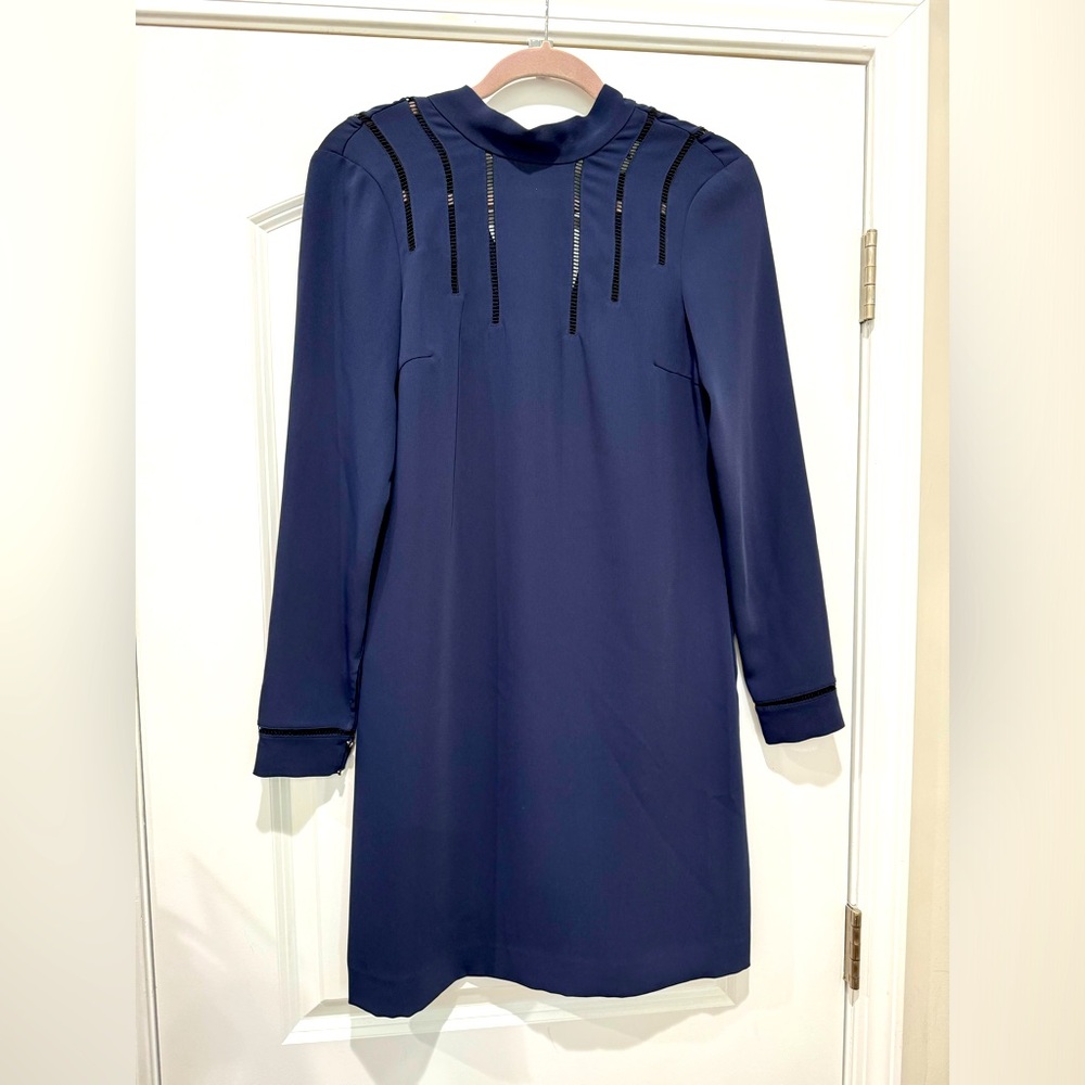 Reiss Christina Navy Shift Dress Size 4